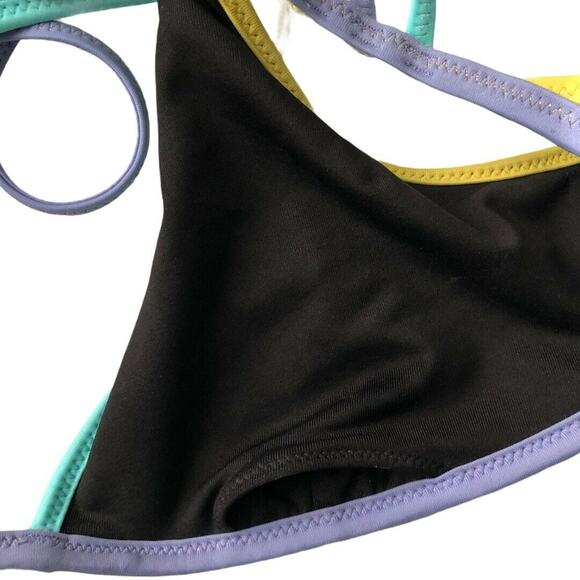 Victorias Secret Women Bikini Swim Top Medium Crossback Strappy Triangle Bikini - Picture 4 of 8